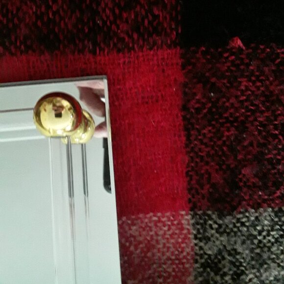 Vintage Luxury Vanity Tray with Gold Plated Trim and Mirrored Base NIB - Picture 4 of 5